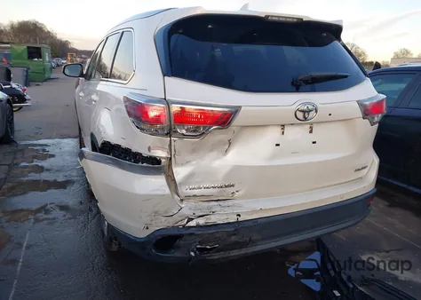 2016 Toyota Highlander Limited V6 z USA, uszkodzony, nr VIN 5TDYKRFHXGS129191